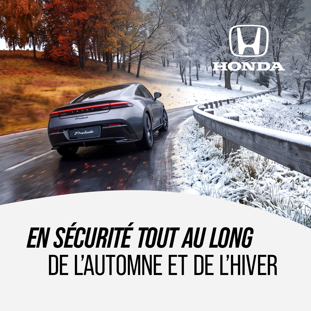 Préparez votre Honda pour la saison froide avec le Garage Majestic SA à La Tour-de-Trême, entretien et service hivernal Honda.